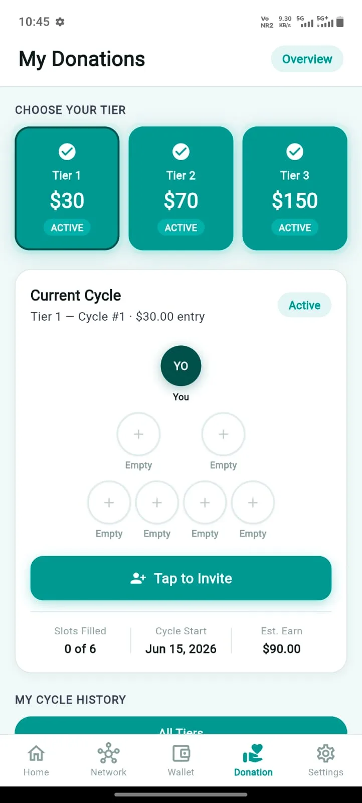 24U Wallpapers app screen