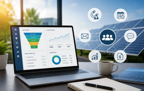 How Solar CRM Software Helps Turn Leads Into Solar Sales